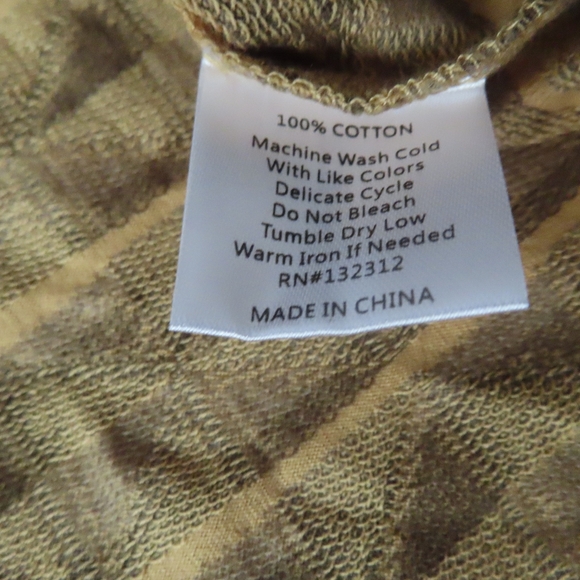 Howler Brothers Mens TShirt Jacquard covert green kaleidoscope - Picture 5 of 5